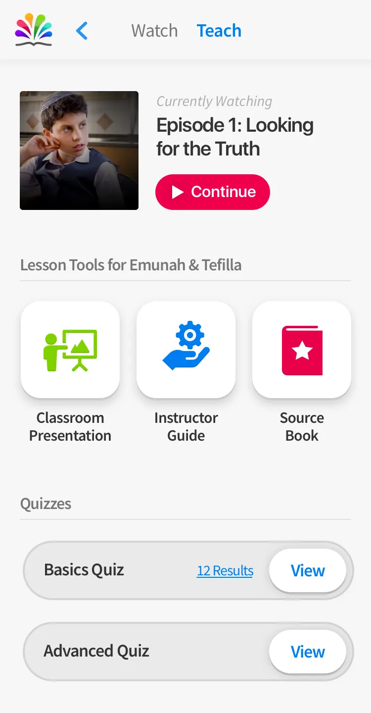 Educator dashboard for the Learn platform