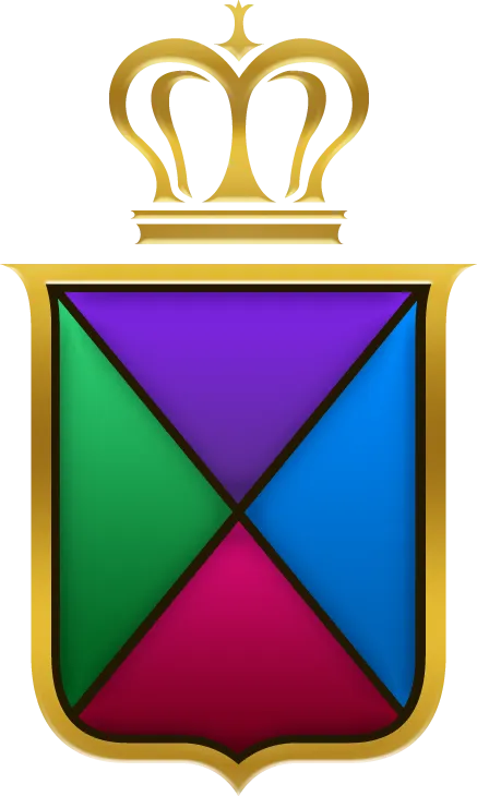 Custom Shield and Crown icon for Work Inspired
